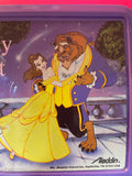 Disney's Beauty and the Beast Plastic Lunch Box and Thermos / with Care Instructions / Aladdin /  1990's / Pre-Owned / See Pictures