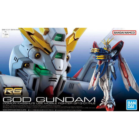 Mobile Fighter G Gundam God Gundam (Burning Gundam) RG Model Kit (Bandai) NEW (◕‿‿◕｡) No Discounts