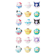 Sanrio characters Round Chubby Series Moetch Bean - Qty 1 (Mystery Item) NEW