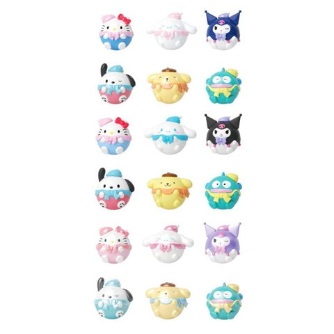 Sanrio characters Round Chubby Series Moetch Bean - Qty 1 (Mystery Item) NEW