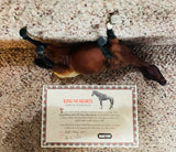 Breyer Reeves / King of Hearts / Item #700197 / Approx. 8" x 9 1/2" / 1997 Breyer Spring Show Horse / Was Only Available Jan.-July 1997 / Includes COA / See Info in Listing / No Box / See Pictures