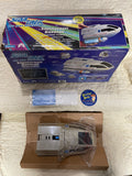 Playmates / STAR TREK, The Next Generation / 1992 / #6101 / SHUTTLECRAFT GODDARD / Collector's Edition # 027009 / with Dual Light-Up Thrusters / Sounds: Phasers and Impulse Engines / Includes Bonus Technical Blueprint and Inserts / Pre-Owned with Box