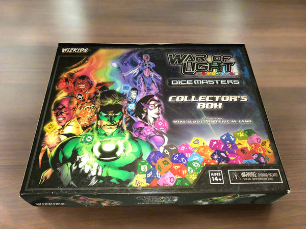 Marvel War of Light Dice Masters Collector's Box (Wizkids) 2015 (Neca) (Board Game) Pre-Owned w/ 166 Dice & 154 Cards