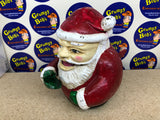 Santa Clause Bank - Cast-Iron (Reproduction) Pre-Owned (As Pictured/See Notes)