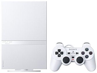 System (Slim Model - White) w/ NEW 3rd Party Controller (Sony Playstation 2) Pre-Owned (Discounted: Will NOT read Blue PS2 discs)