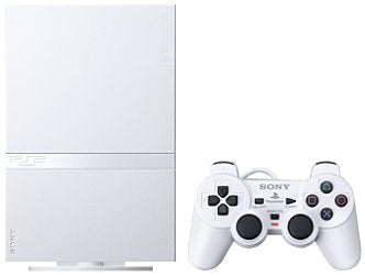 System - Slim Model - White (Sony Playstation 2) Pre-Owned w/ Controller & Hookups (Discounted: Will NOT read Silver PS2 discs)