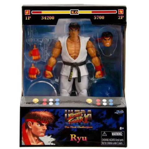 Street Fighter II Ryu 1/12 Scale Figure - 6" (Jada Toys) NEW