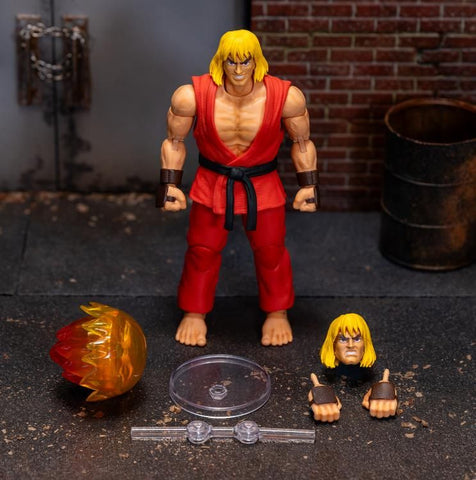 Street Fighter II Ken 1/12 Scale Figure - 6" (Jada Toys) NEW