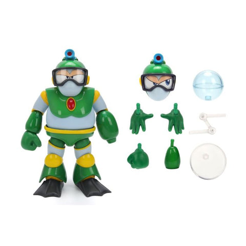 Mega Man: Bubble Man Deluxe 1/12 Scale Figure - 4" (Jada Toys) NEW