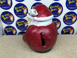 Santa Clause Bank - Cast-Iron (Reproduction) Pre-Owned (As Pictured/See Notes)