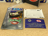 Sega Rally Championship (Sega Saturn) Pre-Owned: Game, Manual, Registration Card, Insert, and Case - Not For Resale Sticker on Manual and Case (As Pictured)
