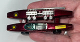 1970's Topper / Johnny Lightning / DOUBLE TROUBLE / 1:64 Scale /  Dark Red / Dark Magenta? / Pre-Owned - No Package / See Pictures