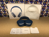 AirPods Max w/ Smart Case Sky Blue with Blue Headband  (A2096) (Apple) Pre-Owned w/ Manual, Inserts, and Box (As Pictured)