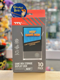 Game Box Storage Display Case - 10 Pack (TTX) (Nintendo) NEW