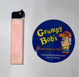 Vintage / HARD TO FIND! / PEZ Pink/Black Dispenser / No Feet / Austria / Patent No. 2.620.061 (1952-1968) / Pre-Owned / SEE PHOTOS
