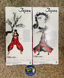2010 / Mattel / Barbie Dolls of the World / PINK LABEL / Barbie Collector /  JAPAN / (#V5004 - Barbie: Noblewoman // and #V5005 - Ken: Samurai) / SET OF 2 / New in Boxes / See Pictures