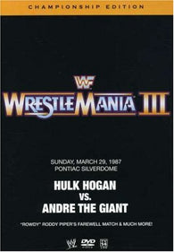 WWE: WrestleMania III (Championship Edition) Hulk Hogan vs Andre The Giant (DVD) Pre-Owned