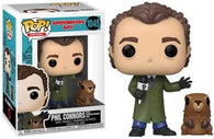 POP! Movies #1045: Groundhog Day - Phil Connors with Punxsutawney Phil (Funko POP!) Figure and Box w/ Protector