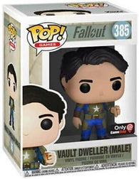 POP! Games #385: Fallout - Vault Dweller (Male) (Gamestop Exclusive) (Funko POP!) Figure and Box w/ Protector