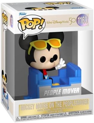 POP! Disney #1163: Walt Disney World 50 - Mickey Mouse On The Peoplemover (Funko POP!) Figure and Box w/ Protector