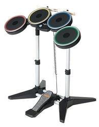 Rock Band Drumset - Wireless - Black (Harmonix) (Nintendo Wii) Pre-Owned w/ Dongle + Foot Pedal + Sticks (LOCAL PICKUP ONLY)