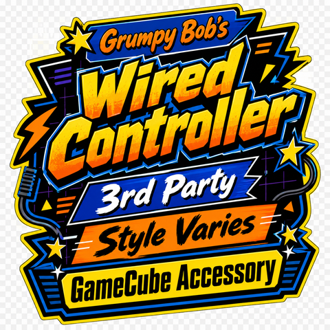 Wired Controller - 3rd Party (Style Varies) (GameCube Accessory) Pre-Owned - $9.99