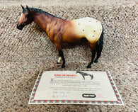 Breyer Reeves / King of Hearts / Item #700197 / Approx. 8" x 9 1/2" / 1997 Breyer Spring Show Horse / Was Only Available Jan.-July 1997 / Includes COA / See Info in Listing / No Box / See Pictures