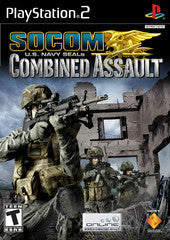 SOCOM US Navy Seals Combined Assault (Playstation 2 / PS2) Pre-Owned: Game, Manual, and Case