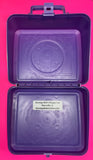 Disney's Beauty and the Beast Plastic Lunch Box and Thermos / with Care Instructions / Aladdin /  1990's / Pre-Owned / See Pictures