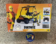 2021 / Epic Games, Inc. / Jazwares / FORTNITE / ATK (Crash Test) - with Lights and Sound Includes ATK Vehicle/ 1 Remote Control / 1 (4") Figure 1 Detachable Golf Bag / 1 Harvesting Stool / New in Box / Box May Show Some Shelf Wear / SEE PHOTOS