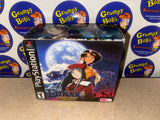 Lunar 2 Eternal Blue Complete (Playstation 1) Pre-Owned: Complete (3 Game Discs, 1 Music CD, 1 "Making of Lunar 2" Disc, Artbook/Manual, Pendant w/ Bag, Map, 17 Mini-standees, Case, and Box) (PICTURED)