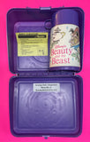 Disney's Beauty and the Beast Plastic Lunch Box and Thermos / with Care Instructions / Aladdin /  1990's / Pre-Owned / See Pictures