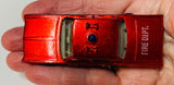 1968 Mattel, Inc. / USA / Hot Wheels Redline / Fire Dept. FIRE CHIEF CRUISER / Marked: U.S. & Foreign Pat. Pending / Pre-Owned - No Package / See Pictures