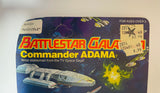 Battlestar Galactica Commander Adama / Action Figure / 1978 Mattel / Universal City Studios / New  on Unpunched Card