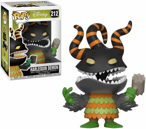 POP! Disney #212: The Nightmare Before Christmas [25 Years] Harlequin Demon (Tim Burton’s) (Funko POP!) Figure and Box w/ Protector