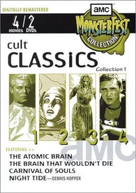 AMC Monsterfest Collection - Cult Classics, Vol. 1 (The Atomic Brain / The Brain That Wouldn't Die / Carnival of Souls / Night Tide) (DVD) Pre-Owned