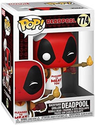 POP! Marvel #774: Deadpool - Backyard Griller (Funko POP! Bobblehead) Figure and Box w/ Protector
