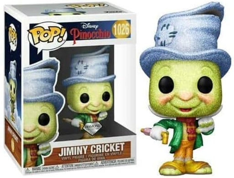 POP! Disney #1026: Pinocchio - Jimmy Cricket (Diamond Collection) (BAM! Exclusive) (Funko POP!) Figure and Box w/ Protector