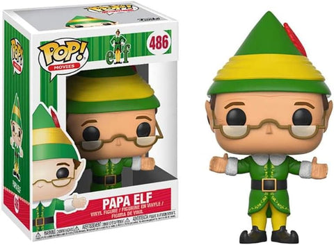 POP! Movies #486: Elf - Papa Elf (Funko POP!) Figure and Box w/ Protector