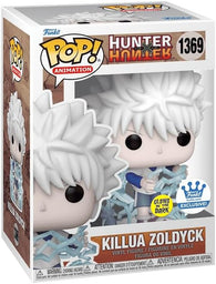 POP! Animation #1369: Hunter X Hunter: Killua Zoldyck (Glows in the Dark) (Funko.com Exclusive) (Funko POP!) Figure and Box w/ Protector