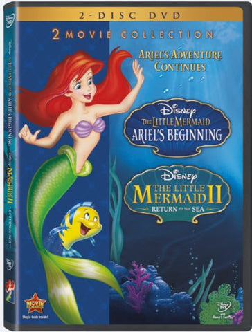 The Little Mermaid II: Return To The Sea & Ariel's Beginning (DVD) Pre-Owned