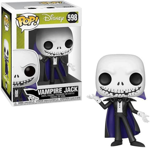 POP! Disney #598: The Nightmare Before Christmas (Tim Burton’s) Vampire Jack (Funko POP!) Figure and Box w/ Protector