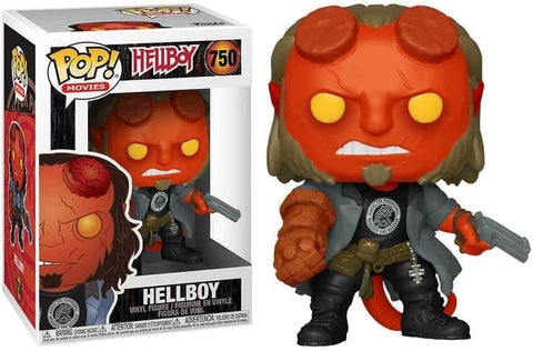 POP! Movies #750: Hellboy (Funko POP!) Figure and Box w/ Protector
