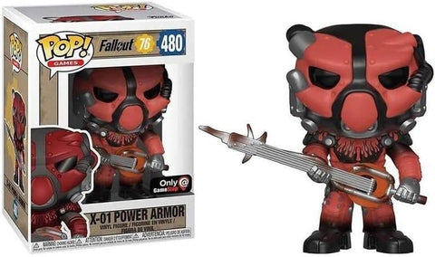 POP! Games #480: Fallout 76 - X-01 Power Armor (Gamestop Exclusive) (Funko POP!) Figure and Box w/ Protector