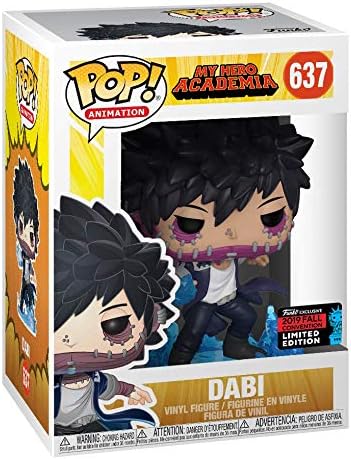POP! Animation #637: My Hero Academia - Dabi (2019 Fall Convention Limited Edition) (Funko POP!) Figure and Box w/ Protector