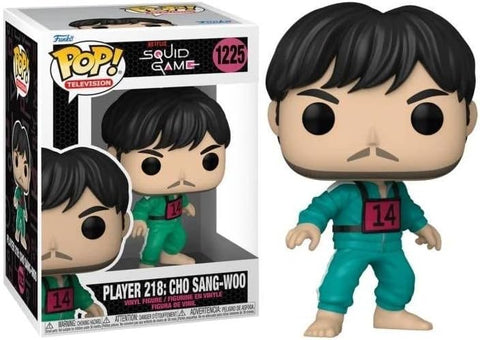 POP! Television #1225: Squid Game - Player 218 - Cho Sang-Woo (Funko POP!) Figure and Box w/ Protector
