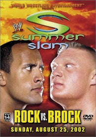 WWE: SummerSlam (Rock vs Brock - Sunday, August 25, 2002) (DVD) Pre-Owned