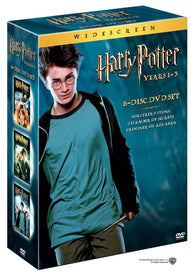 Harry Potter Years 1-3: Sorcerer's Stone / Chamber of Secrets / Prisoner of Azkaban (DVD) Pre-Owned
