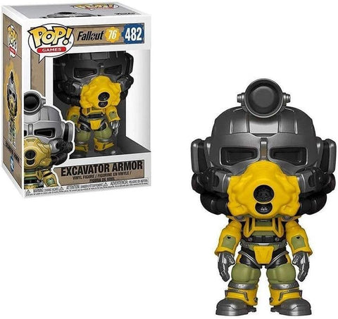 POP! Games #482: Fallout 76 - Excavator Armor (Funko POP!) Figure and Box w/ Protector