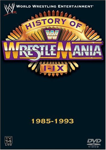 WWE: The History of WrestleMania I-IX - 1985-1993 (DVD) Pre-Owned